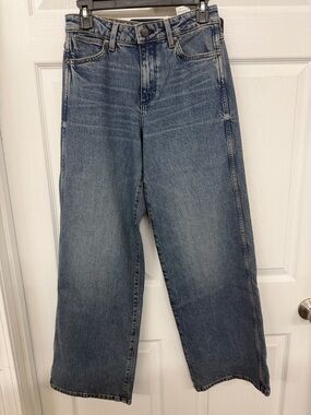 Wrangler Wide Leg Blue Denim Jeans